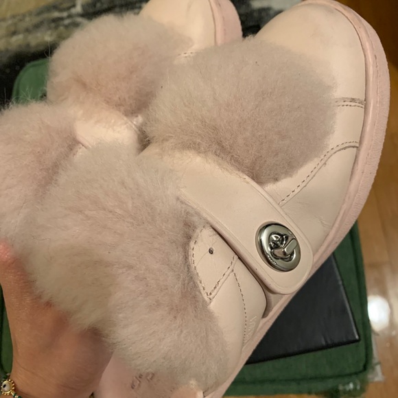 Shearling Slides - Picture 3 of 7